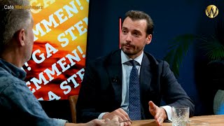 Het belang van stemmen Thierry Baudet FVD in gesprek bij Café Weltschmerz [upl. by Enneirb]