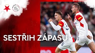 HIGHLIGHTS  Slavia  Ajax 11  2 zápas ligové fáze UEL [upl. by Eirased]