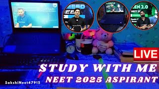 🔴 Night Live Study with me🔴 neet upsc ias motivation live study viralvideo trending short [upl. by Gine659]