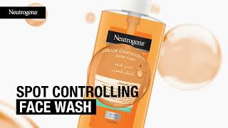 Neutrogena Spot Controlling Face Wash For Clearer Skin in Just 1 Day [upl. by Raddi]