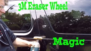 How to remove pinstripes with 3M Eraser wheel on chevy tahoe will do stripes on Camaro good also [upl. by Irim]