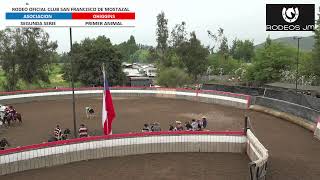 RODEO OFICIAL CLUB SAN FRANCISCO DE MOSTAZAL ASOCIACION OHIGGINS  SEGUNDA SERIE [upl. by Yarahs]