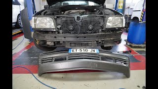 Mercedes Benz w140 s350 td front bumper removal [upl. by Edmund]