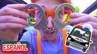 Carros de Policía para Niños con Blippi Español  Videos Educativos para Niños [upl. by Vally]