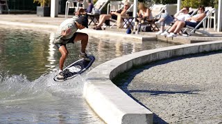 PRO Skimboarders take over Lisbon City [upl. by Badr37]