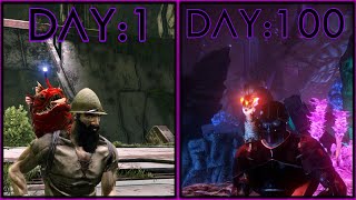 Can I Survive 100 Days In Ark Survival Evolved Aberration [upl. by Obbard]