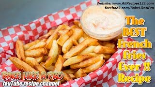 How To Make The Best French Fries Ever Recipe  frites Belges [upl. by Nuhsed627]