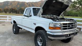 103k Mile 1997 Ford OBS F350 Powerstroke Single Cab For Sale Walk Around [upl. by Aleen]