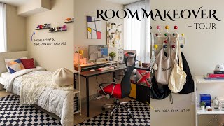 Room Makeover  Tour ★ condofriendly diy ikea desk setup miniature chairs collection [upl. by Enitsed]