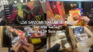 LIVE FROM UK SANDOWN TOY FAIR 2021  500 STALLS OF RETRO MADNESS TOYSGAMESCOMICS AND MORE [upl. by Attey474]