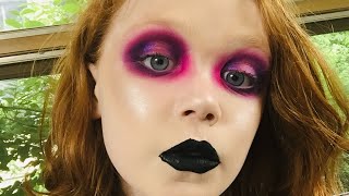 ASMR Purple Makeup look [upl. by Adnawahs700]