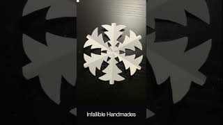 Christmas Tree Snowflake diy christmasdecorideas holidaydecorations craft christmasdecorations [upl. by Haikezeh]