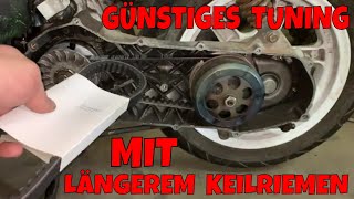 TUNING Günstiges Tuning Praxis längerer Riemen für mehr Beschleunigung und Endgeschwindigkeit [upl. by Ettezyl]