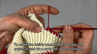 Crochet Edging for Knitted Items [upl. by Seidule]