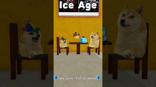 Doge gets to visit the Ice Age 🤣🤣🤣 robloxdoge etovn meme cheems dogememes [upl. by Marvella]