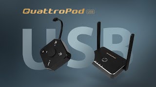 QuattroPod USB  Nextgen BYOD meeting solution simplified with USB interface [upl. by Hooge128]