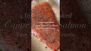 4 Ingredient Baked Cajun Salmon [upl. by Peisch508]