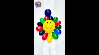 ASMR Various Water Colors  Happy Smiling Balloon Pop Reverse asmr balloonpopping [upl. by Doty]