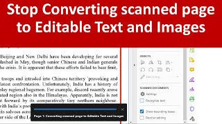 Stop Automatic Text Recognition in Adobe Acrobat Reader [upl. by Anna-Diana41]