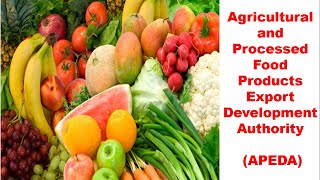 The Agricultural and Processed Food Products Export Development Authority  APEDA  Tamil [upl. by Norted525]