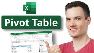 Pivot Table Excel  StepbyStep Tutorial [upl. by Norm]