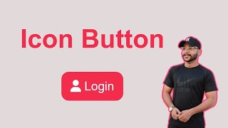 How To Add Icon in Button HTML CSS [upl. by Hubsher]