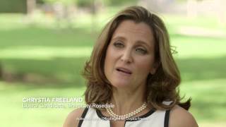 Chrystia Freeland Investing in our Middle Class [upl. by Asnarepse646]