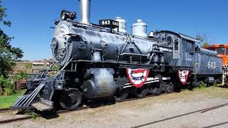 Walking Around Locomotives amp Railcars at Oklahoma Railway Museum [upl. by Keithley600]