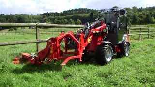 Weidemann – Hoftrac® 1280 mit Zaunmäher [upl. by Adnarym]