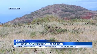 Volunteers continue work of restoring Kahoolawe after decades of bombardment [upl. by Stich646]