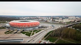 Mordovia Arena Saransk 4k drone video [upl. by Vince]