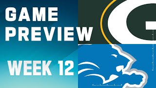 Green Bay Packers vs Detroit Lions  2023 Week 12 Game Preview [upl. by Nirro]