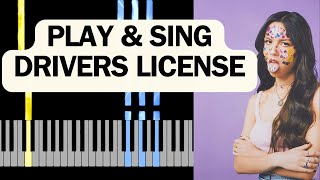 EASY PIANO  OLIVIA RODRIGO  DRIVERS LICENSE [upl. by Stavros759]