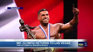 CBS Television Covers Olympias Historic Day in Las Vegas [upl. by Alyam]