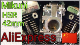 Unboxing MIKUNI HSR 42mm AliExpress per Dyna 1450 Harley Davidson [upl. by Joelynn225]