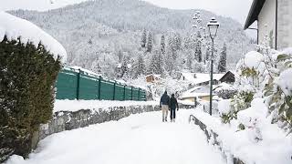 A Snowy Day Around Samoens Village [upl. by Asital145]