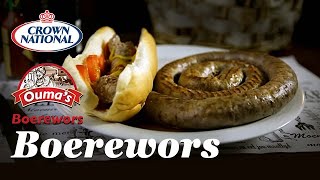 How to make your own Boerewors [upl. by Falcone]