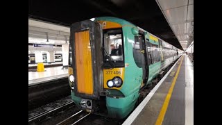 Southern class 377 ride London Victoria – Portsmouth amp Southsea [upl. by Fonda]