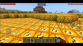 Minecraft aber die ganze Welt besteht aus Lucky Blöcken [upl. by Dimmick]