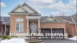 213 Sandale Road Stouffville  For Sale  Farquharson Realty [upl. by Marie]