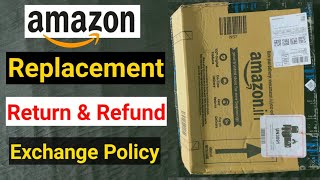 How To Replace Product On Amazon 2021  amazon return refund amp exchange policy  amazon refund [upl. by Ibrab50]