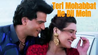 Teri Mohabbat Ne Dil  Rang  Jitendra amp Amrita Singh  Alka Yagnik Kumar Sanu  90s Hindi Song [upl. by Deedee]