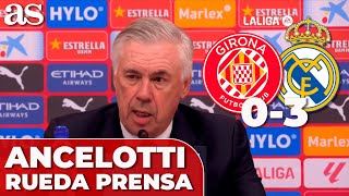 RUEDA DE PRENSA COMPLETA CARLO ANCELOTTI  GIRONA 0  REAL MADRID 3 [upl. by Pyle]