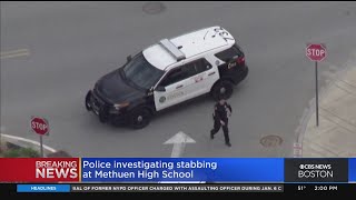 Methuen High School Classes Dismissed After Stabbing [upl. by Rebane]