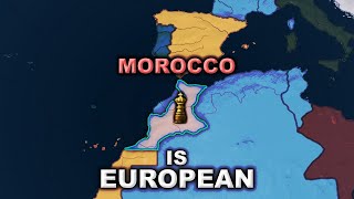 HOI4 Great War Redux Morocco Is Not A Colony Morocco Is European Timelapse [upl. by Echikson]