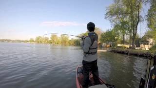 Conesus Lake Kayak Bass Fishing [upl. by Marlie]