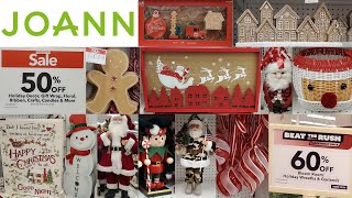 Joann  50 Off Christmas 2024 Decor amp 60 Off Wreaths amp Greenery [upl. by Zubkoff]