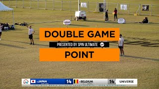 Double Game Point Team Japan vs Team Belgium Open [upl. by Barde314]