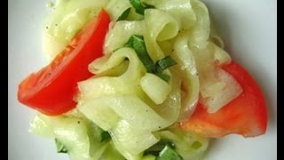 Mes recettes minceur  salade fraîche estivale et simplissime [upl. by Ynej386]