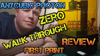 Anycubic Photon Zero Walk through And Review [upl. by Baiel]